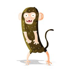 cartoon crazy monkey N8