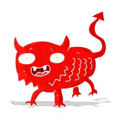 cartoon little demon N4