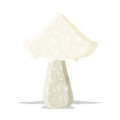 cartoon mushroom N35