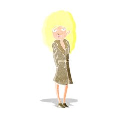 Cartoon Female Spy N10