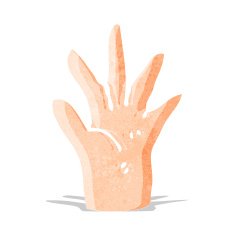 cartoon hand symbol N8