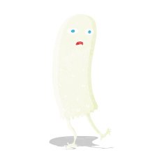 cartoon funny ghost N6