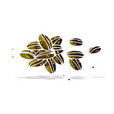 Cartoon Coffee Beans N9