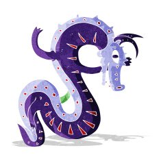 saxon dragon cartoon N2