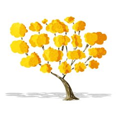 Cartoon Tree N141
