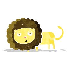 Cartoon Lion N85