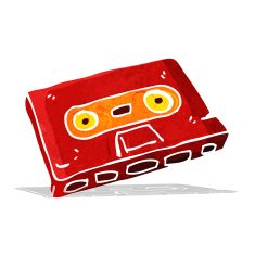 cartoon cassette tape N4