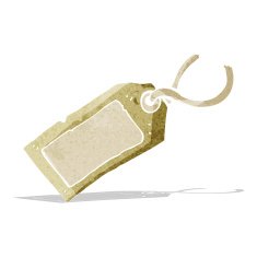 cartoon luggage tag N7