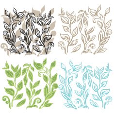 floral seamless hand drawn background