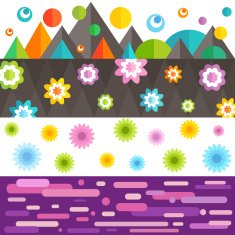 Colorful fantasy banner N2