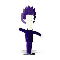 cartoon vampire man N13