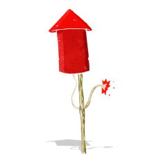 cartoon firework N21