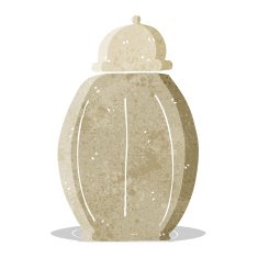 cartoon old jar