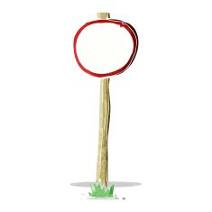 Cartoon road sign N6 free image download