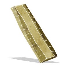 cartoon wooden ruler N2