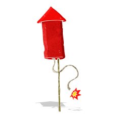 cartoon firework N22