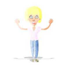 cartoon woman stressing out N3