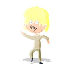 cartoon happy boy N37