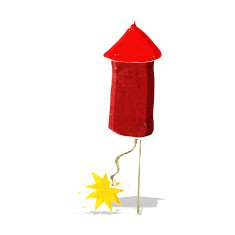 cartoon firework N23