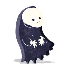 cartoon spooky ghoul N13
