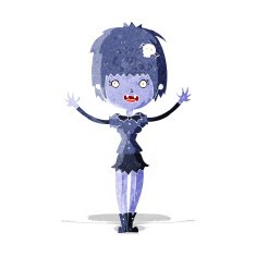 Cartoon Vampire Girl N39