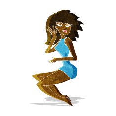 cartoon sexy woman N3