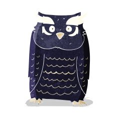 Cartoon Owl N87