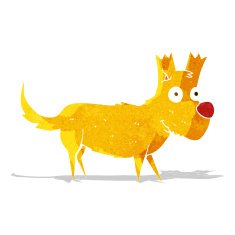 cartoon cute little dog N2