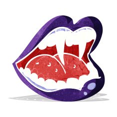 cartoon vampire mouth N5