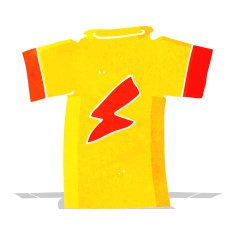 cartoon t shirt with lightning bolt N2
