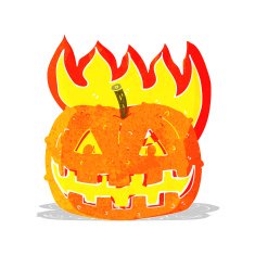 Cartoon Pumpkin N48
