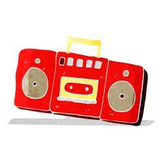 cartoon radio cassette player N4