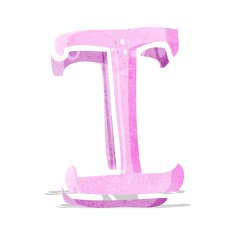 Cartoon Letter I N8