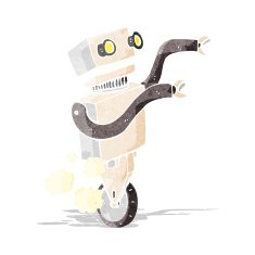 cartoon funny robot N17