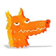 Cartoon Fox Head N5