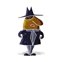 cartoon man in coat and hat N2