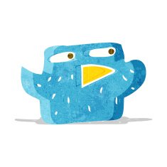 Cartoon Bird N127