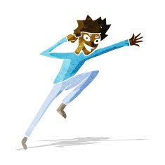 cartoon jumping man N2