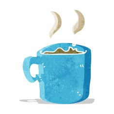 cartoon mug of coffee N3