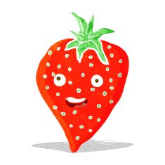 Cartoon Strawberry N20