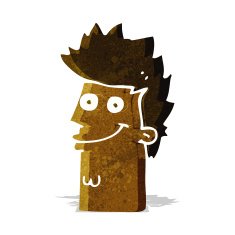 cartoon happy man face N3