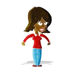 cartoon mean woman N4