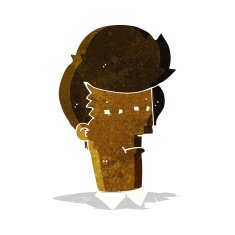 cartoon man with narrowed eyes N2