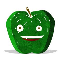 Cartoon Apple N62