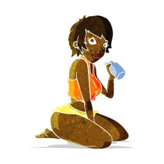 cartoon sexy gym girl N2