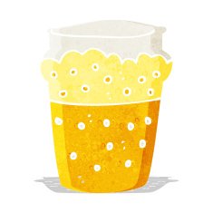 cartoon glass of beer N5