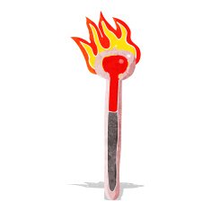 cartoon hot thermometer N2