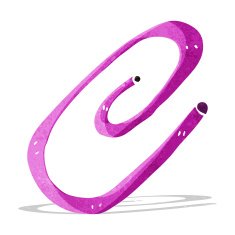 cartoon paperclip N4