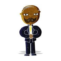 cartoon old man with mustache N5