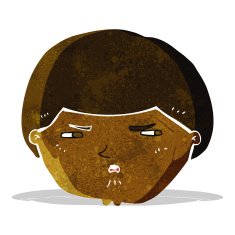 cartoon annoyed man N12